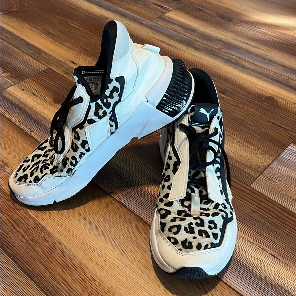 Women's Puma Provoke Xt Leopard Casual Training Sneakers 9.5 - Picture 3 of 9